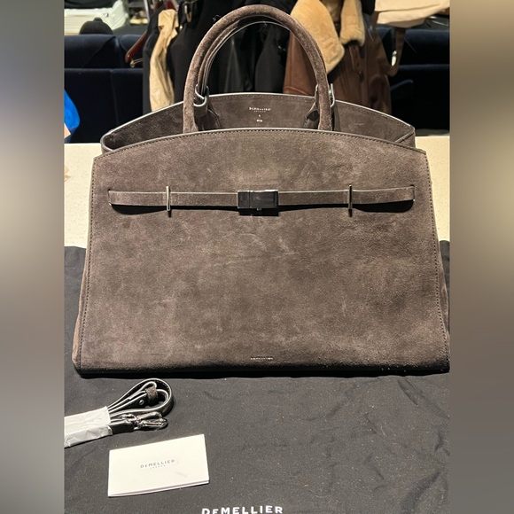 Demellier London x MVB Hudson suede tote bag - Picture 8 of 13